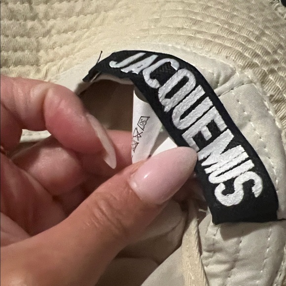 Jacquemus Cream Textured Hat - Picture 2 of 3